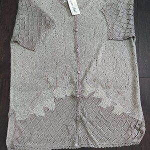 Lovely Crochet Sweater Size L